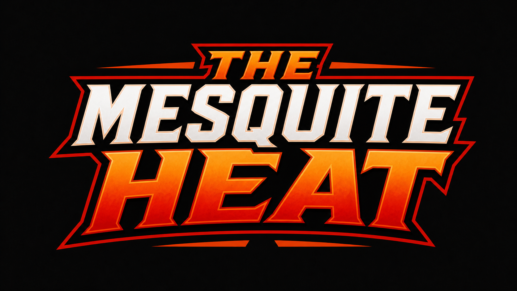 The Mesquite Heat softball team logo